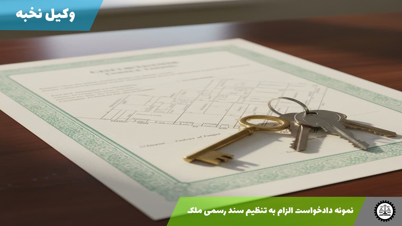 نمونه دادخواست الزام به تنظیم سند رسمی ملک1405 + فایل pdf و word