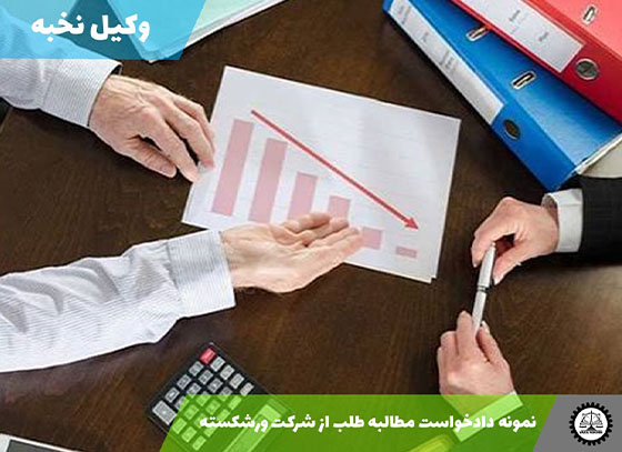 نمونه دادخواست مطالبه طلب از شرکت ورشکسته 1405 + فایل pdf و word