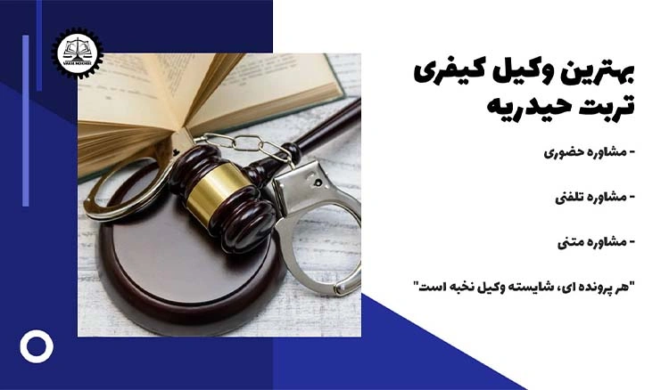 بهترین وکیل کیفری تربت حیدریه